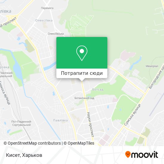 Карта Кисет