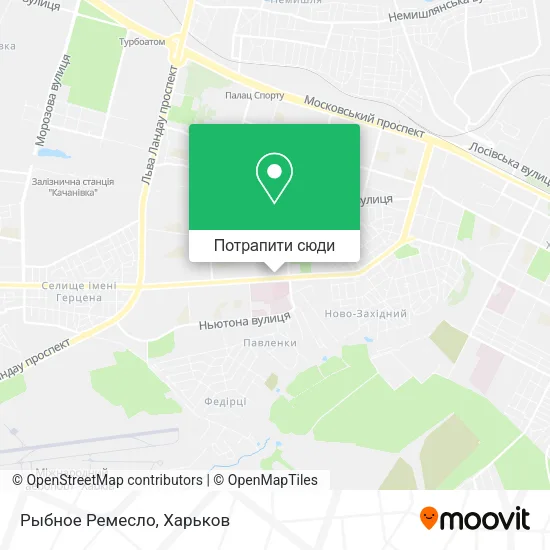 Карта Рыбное Ремесло