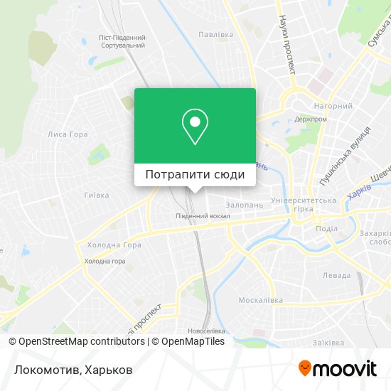 Карта Локомотив