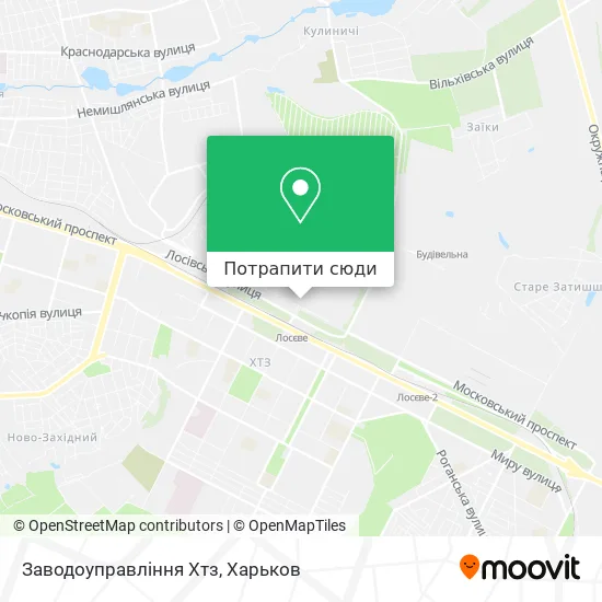 Карта Заводоуправління Хтз