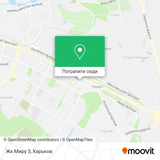 Карта Жк Миру 3