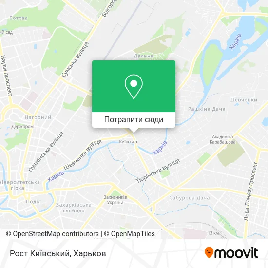 Карта Рост Київський