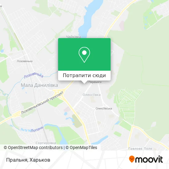 Карта Пральня