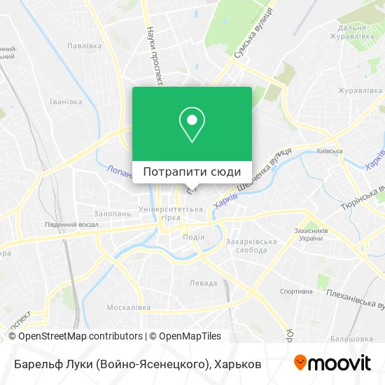 Карта Барельф Луки (Войно-Ясенецкого)
