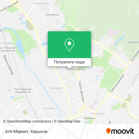 Карта Атб-Маркет