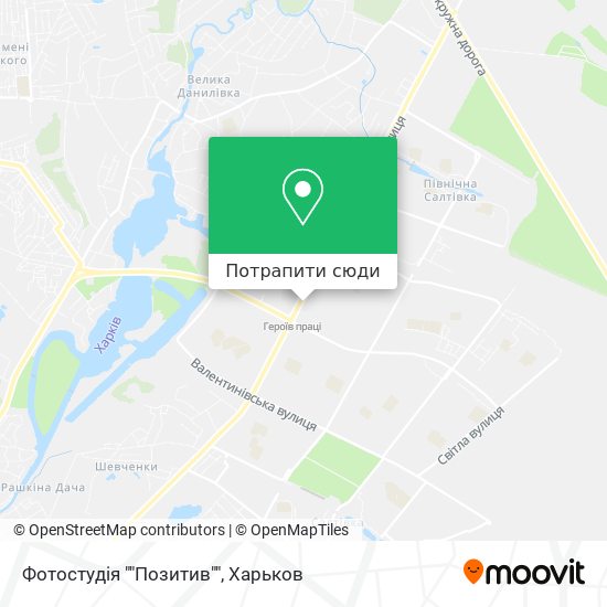 Карта Фотостудія ""Позитив""
