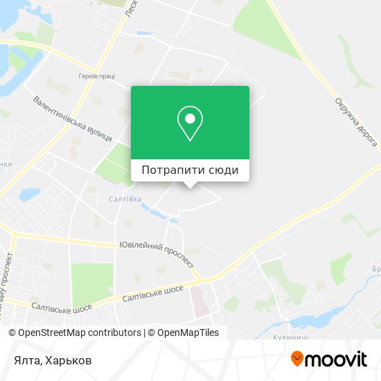 Карта Ялта