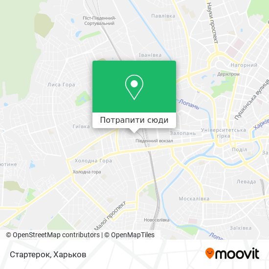 Карта Стартерок
