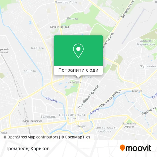 Карта Тремпель