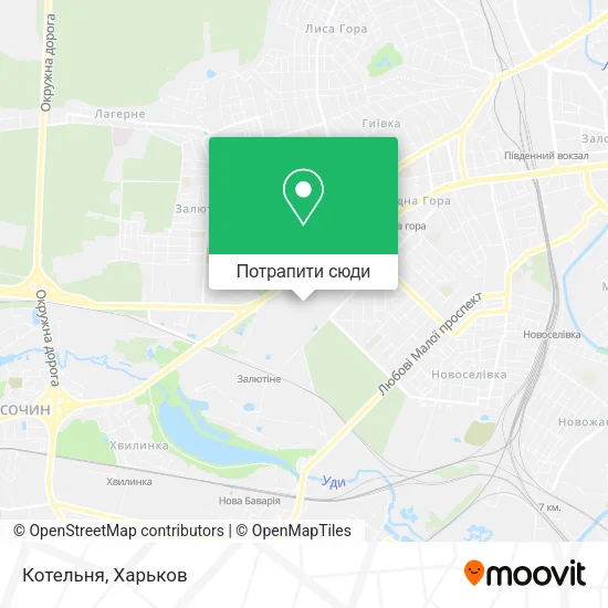Карта Котельня