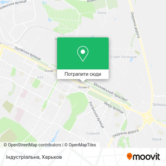 Карта Індустріальна