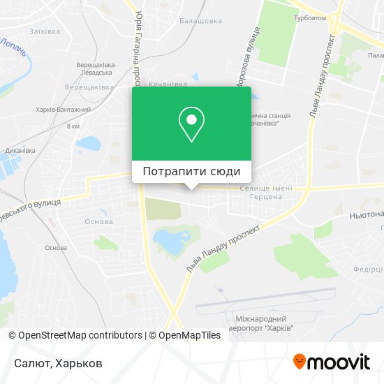 Карта Салют