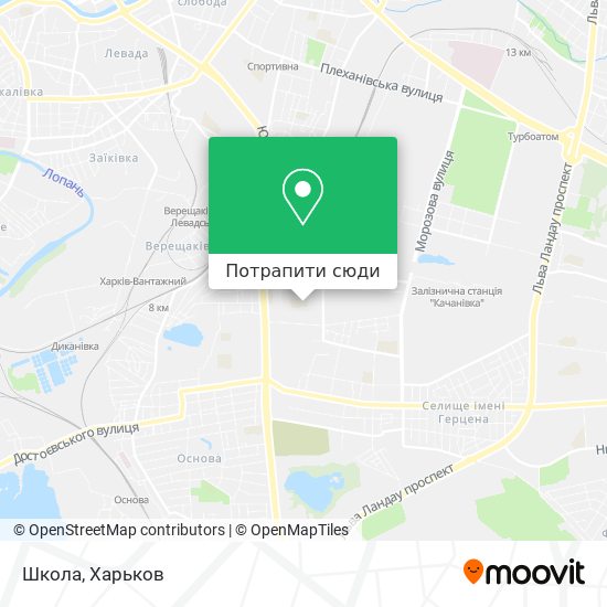 Карта Школа