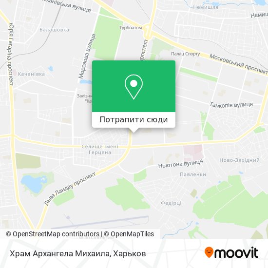 Карта Храм Архангела Михаила