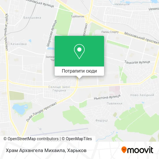 Карта Храм Архангела Михаила
