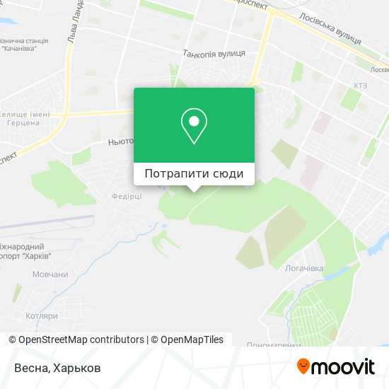 Карта Весна
