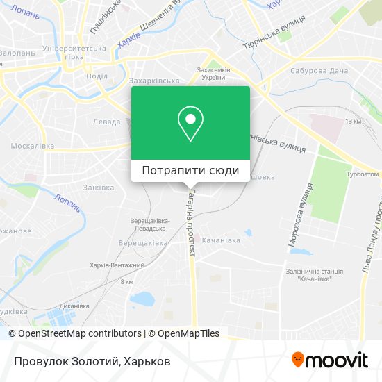 Карта Провулок Золотий