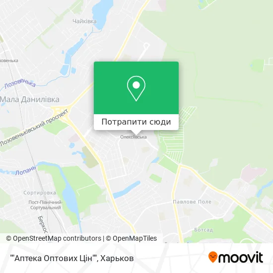 Карта ""Аптека Оптових Цін""