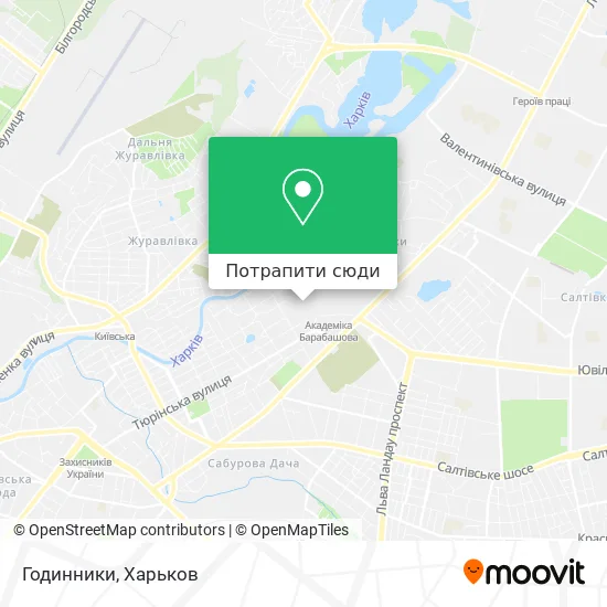 Карта Годинники
