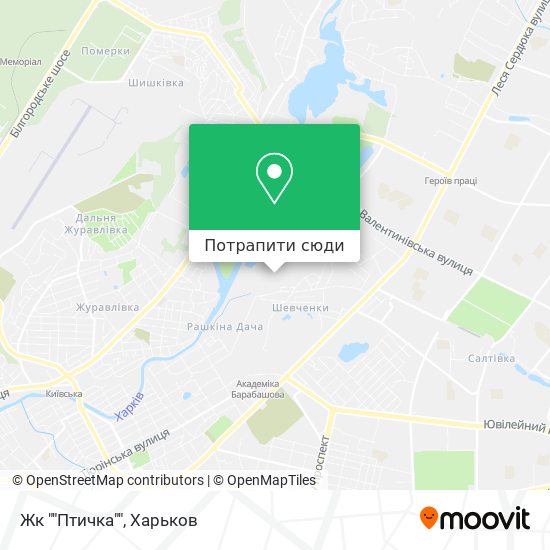 Карта Жк ""Птичка""
