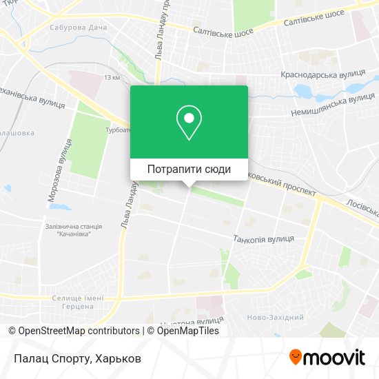 Карта Палац Спорту