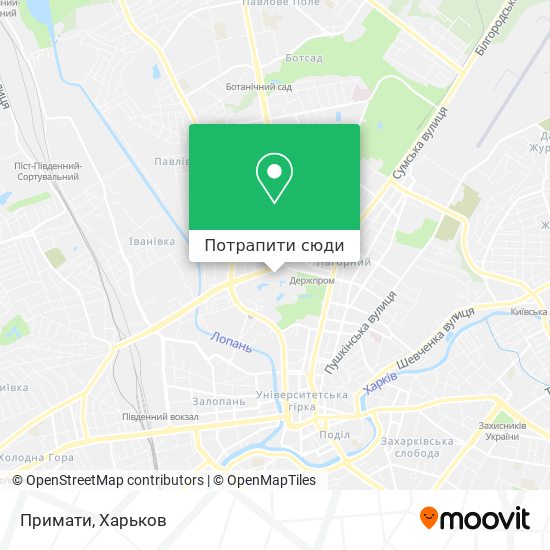 Карта Примати