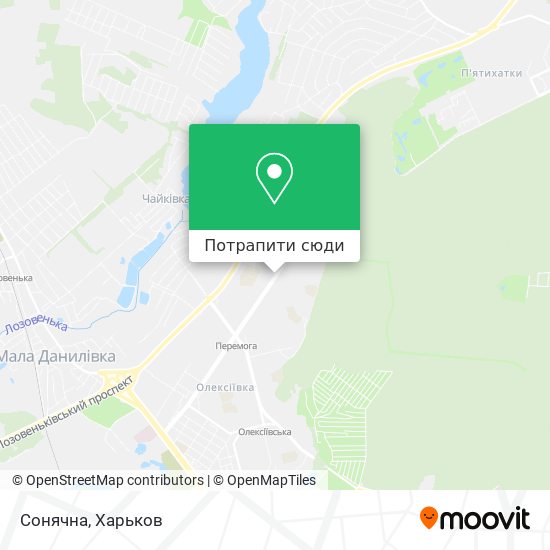 Карта Сонячна