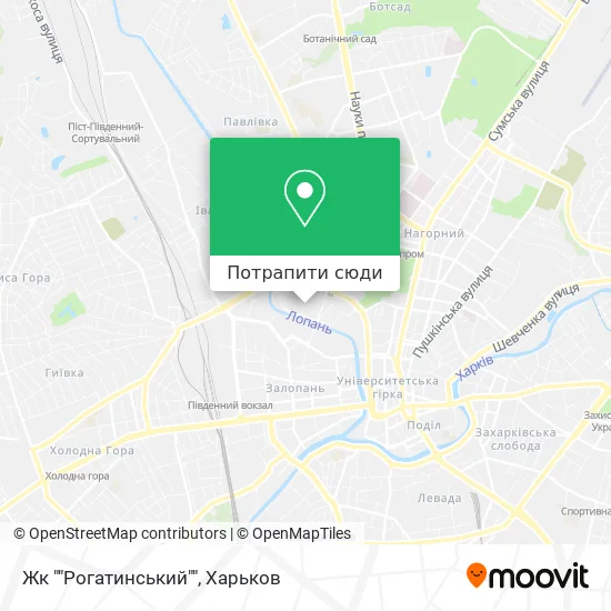 Карта Жк ""Рогатинський""
