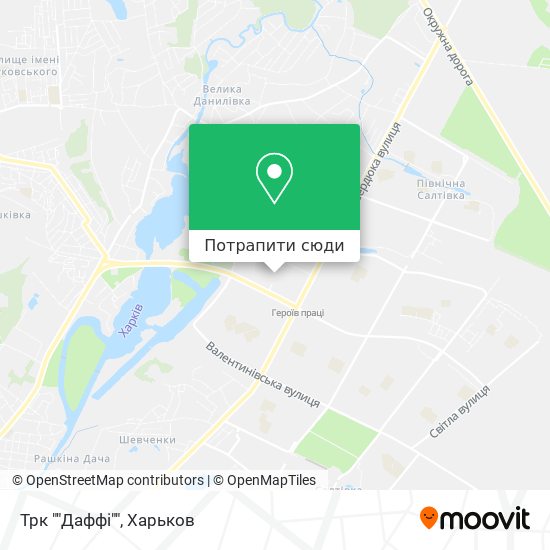 Карта Трк ""Даффі""