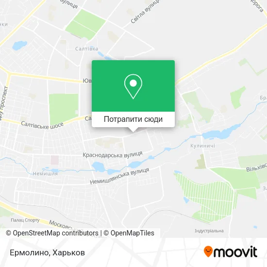 Карта Ермолино
