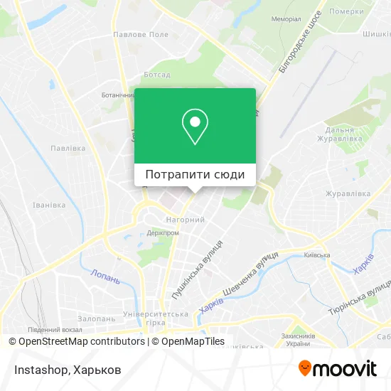 Карта Instashop