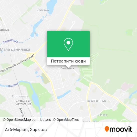 Карта Атб-Маркет