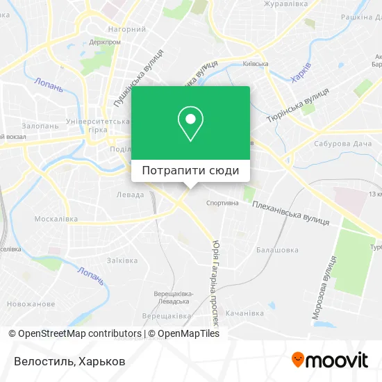 Карта Велостиль