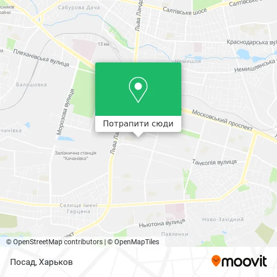 Карта Посад