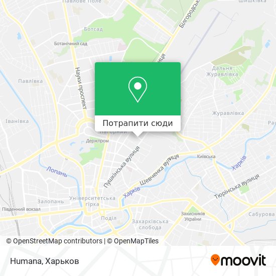 Карта Humana