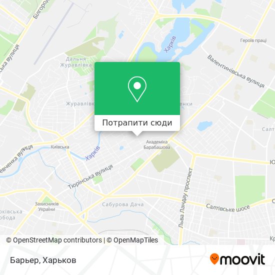 Карта Барьер