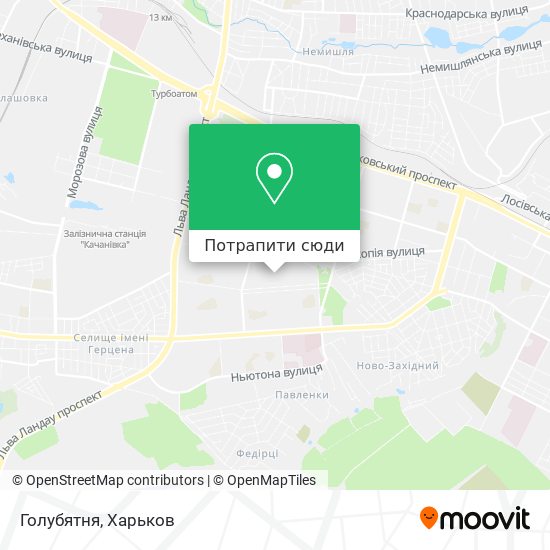 Карта Голубятня