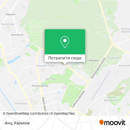 Карта Анц