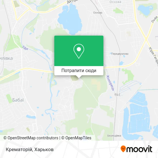 Карта Крематорій