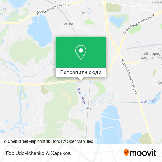 Карта Fop Udovichenko A