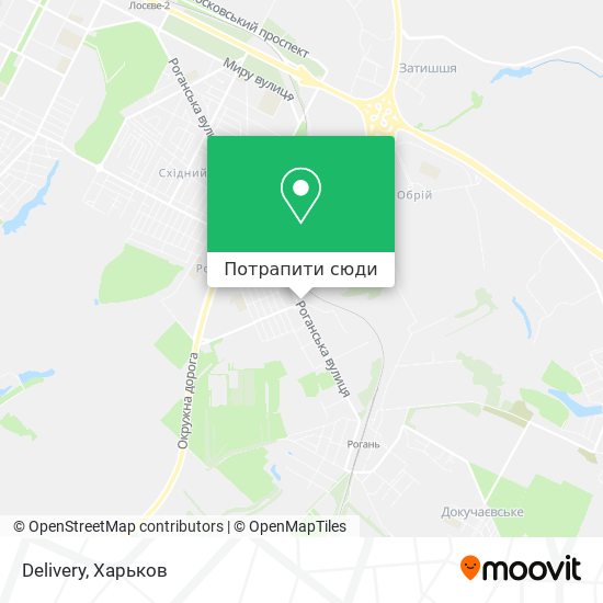 Карта Delivery
