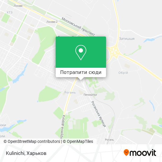 Карта Kulinichi