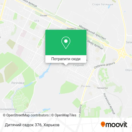 Карта Дитячий садок 376