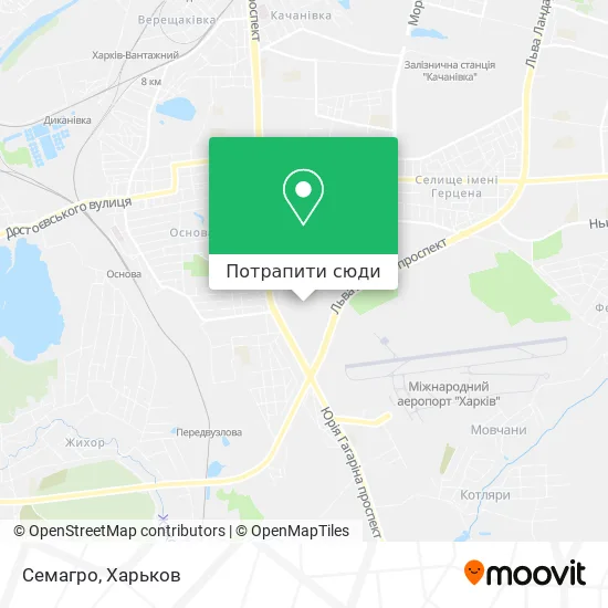 Карта Семагро