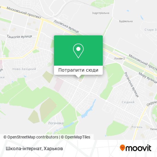 Карта Школа-інтернат