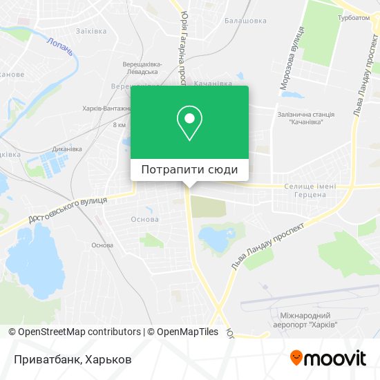 Карта Приватбанк
