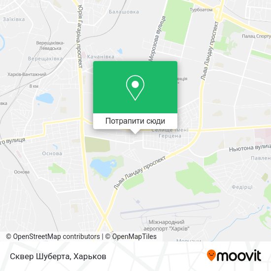 Карта Сквер Шуберта