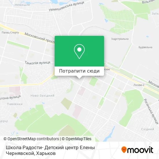 Карта Школа Радости- Детский центр Елены Чернявской