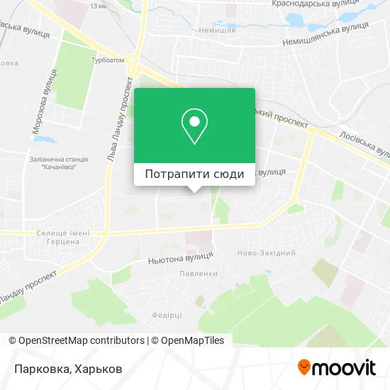Карта Парковка