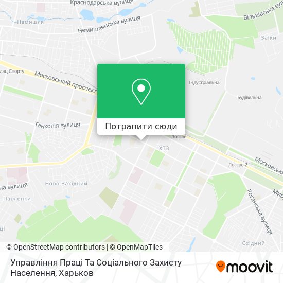 Карта Управління Праці Та Соціального Захисту Населення